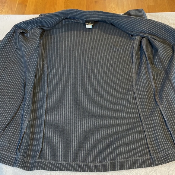 La Bene vintage, women’s suit, blazer, jacket, gray polyester, Orlon blend 9 /10 - Picture 12 of 12